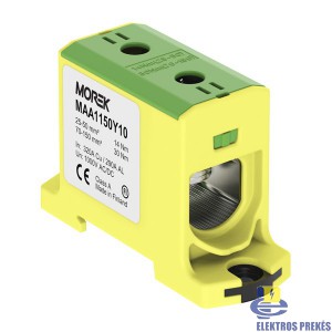 MAA1095Y10 Gnybtas Geltonas/Žalias Al/Cu2x6-95mm²