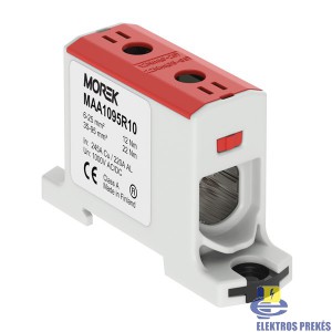 MAA1095R10 Gnybtas raudonas Al/Cu2x6-95mm²