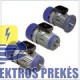 BM63B4 0.18KW 1500 APS 230/400 B14 trifazis elektros variklis su stabdžiu