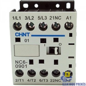 NC6-0901 minikontaktorius 9A 4KW 24VAC 1NC CHINT