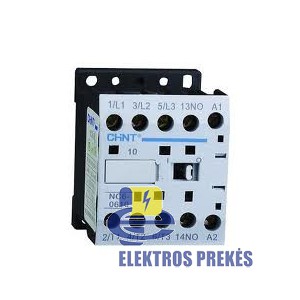 NC6-0910 minikontaktorius 9A 4KW 24VAC 1NO CHINT