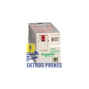 RXM4AB2P7 4CO 6A 230VAC LED Tarpinė relė Schneider Electric