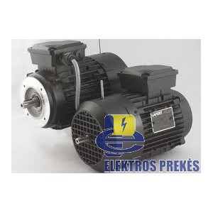 Trifazis elektros variklis su stabdžiu MSB 801-4 B14 HPS 0.55kw-1370aps